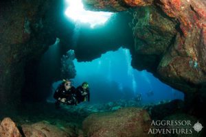Lava Swim-Through Kona Aggressor II - Best Scuba Diving on Hawaii