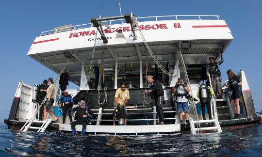 Kona Aggressor II Dive Platform