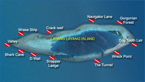 Layang Layang Dive Sites Malaysia