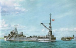 Akitsushima before sinking