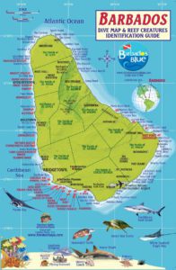 Barbados Dive Sites Map