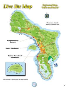 Bonaire Dive Sites Map