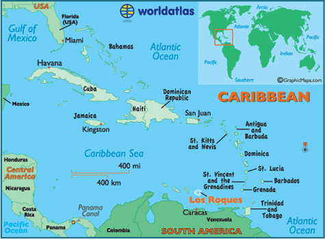 Caribbean Map