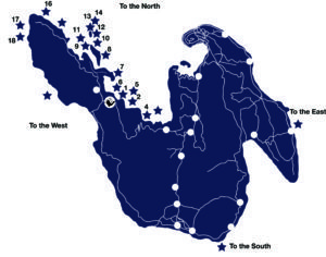 Pulau Weh Dive Site Map