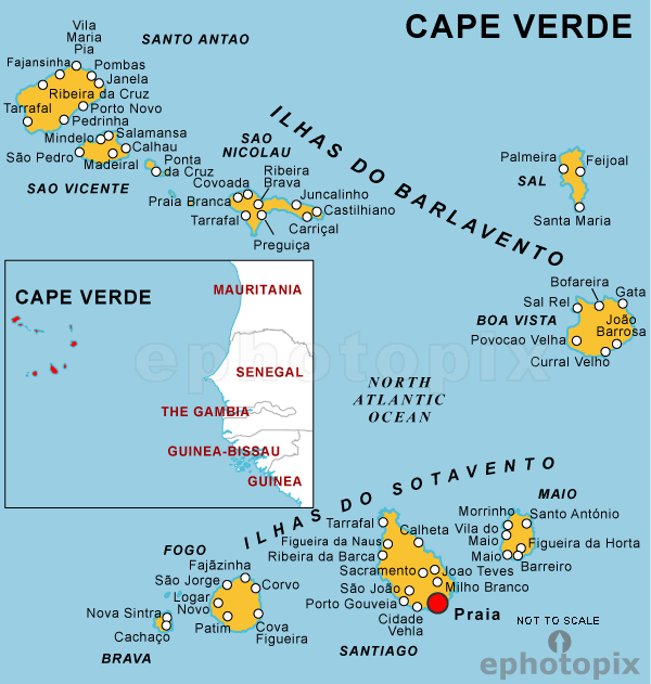 Cape Verde Map