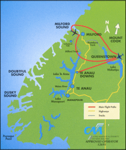 Milford Sound Transit Map