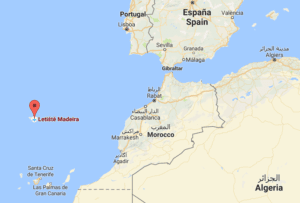 Madeira Location Map