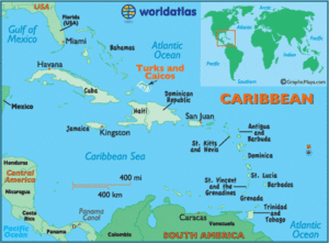 Caribbean Islands Map