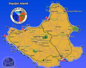Siquijor Island, Philippines Map