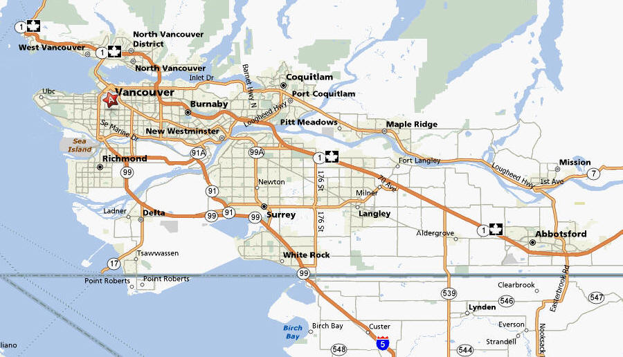 Metro Vancouver Map