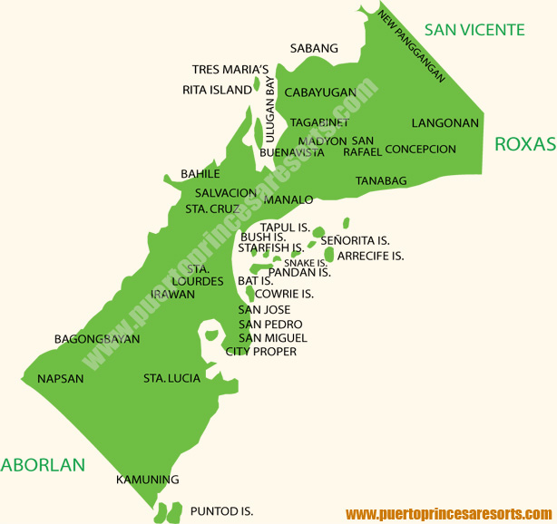 Puerto Princesa Map