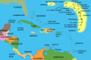 St. Vincent Location Map
