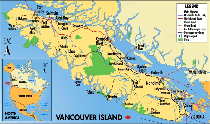 Vancouver Island Map