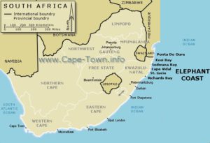 Sodwana Location Map