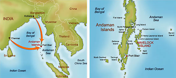 Andaman Islands Map