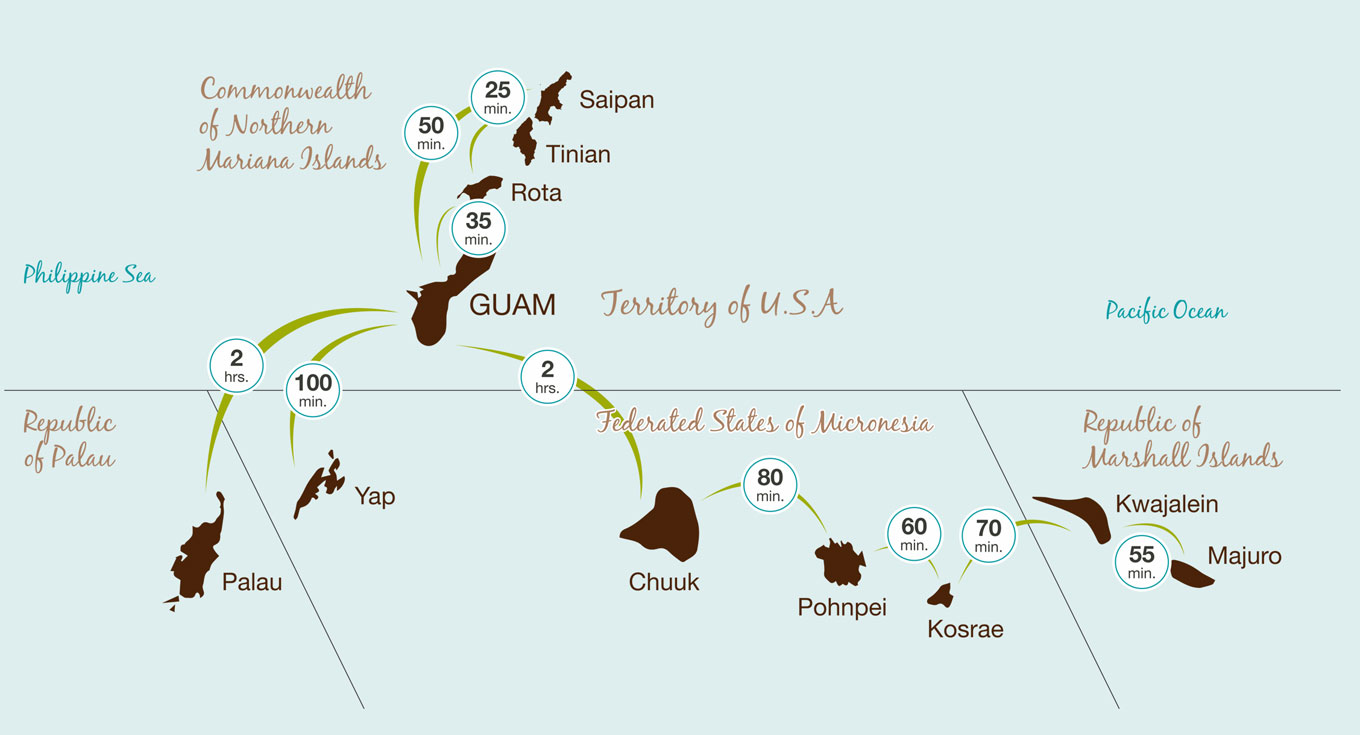 Saipan Location Map