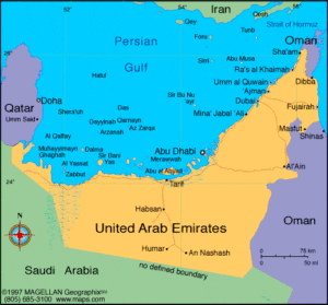 United Arab Emirates Map