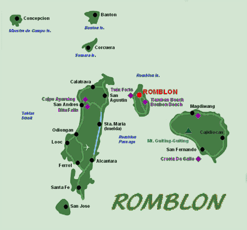 Romblon Islands Map