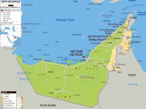United Arab Emirates Map