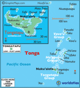 Tonga Map
