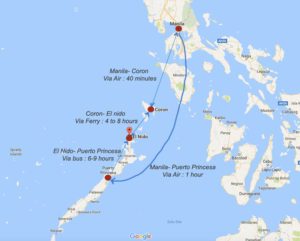 Coron Location Map