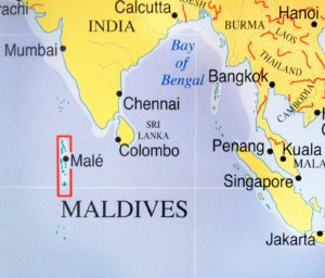 Maldives Location Map