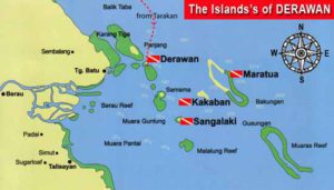 Derawan Archipelago Map