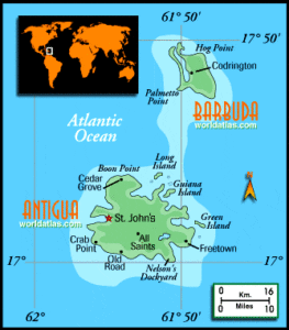 Antigua & Barbuda Map