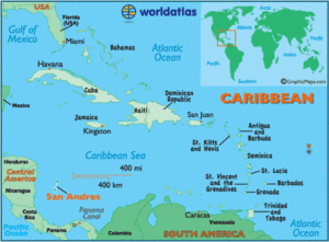 San Andres/Providencia Colombia Location Map