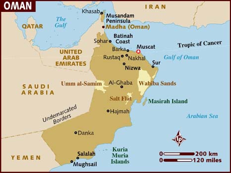 Oman Map