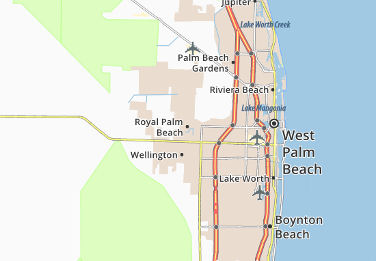 West Palm Beach Map