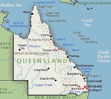 Cairns Location Map