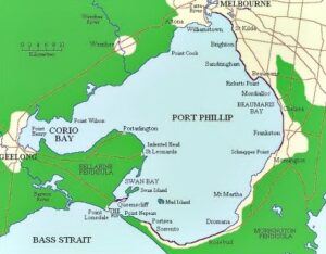 Melbourne Port Philip Map