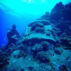 Moai Site - Easter Island Scuba Diving