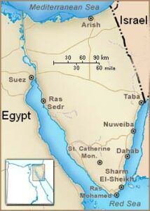 Nuweiba Location Map