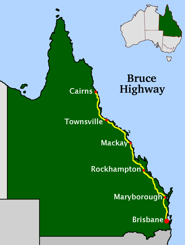 Townsville Location Map