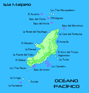 Malpelo Island Map
