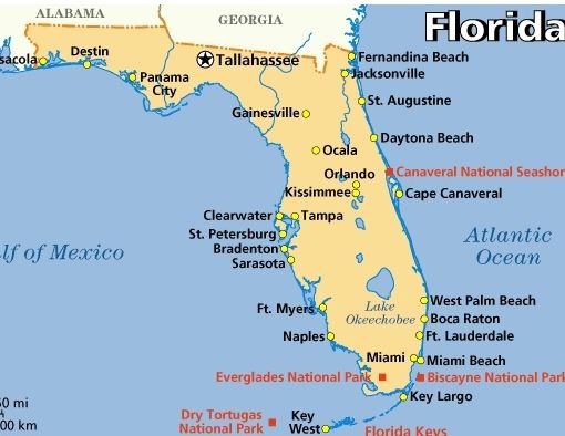 Fort Myers Location Map