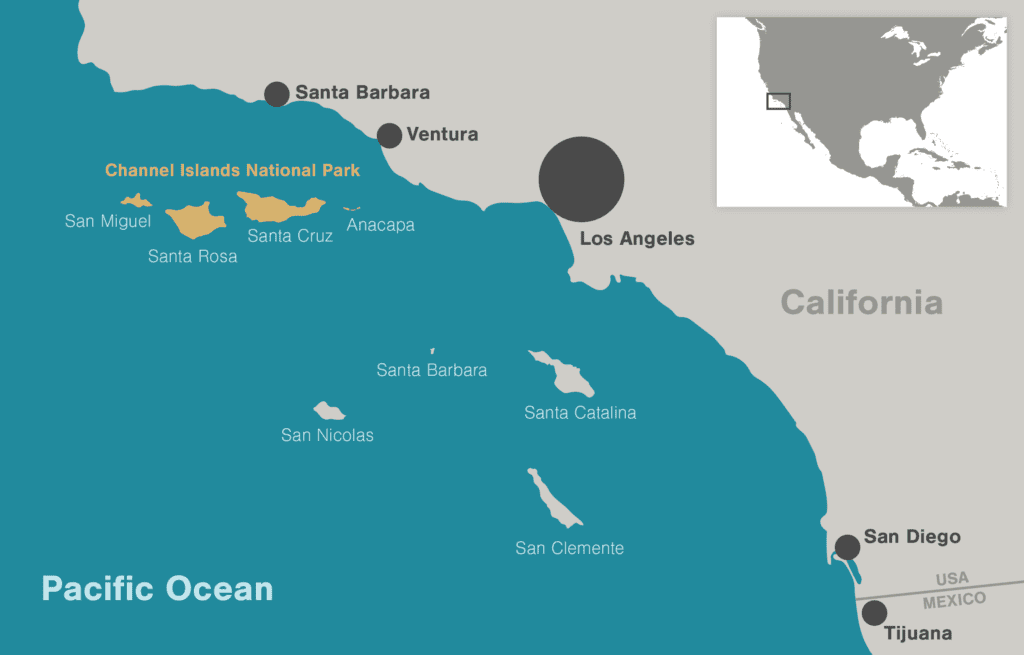 Channel Islands Map