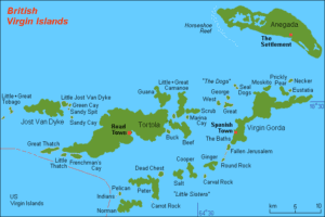 British Virgin Islands Map