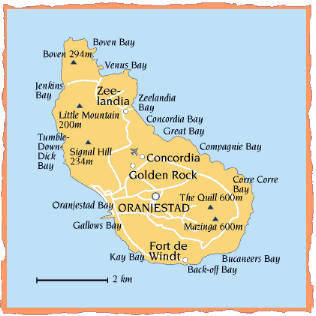 St. Eustatius Map