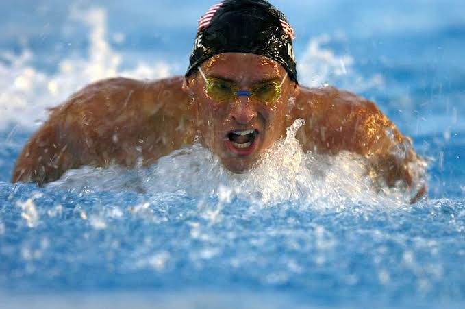 Competitive Swimmer With Goggles