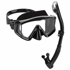 Phantom Aquatics Panoramic Scuba Mask Snorkel Set