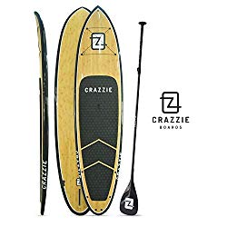 Crazzie Classic Cruiser Bamboo Stand Up Paddleboard - best stand up paddle board for 2021